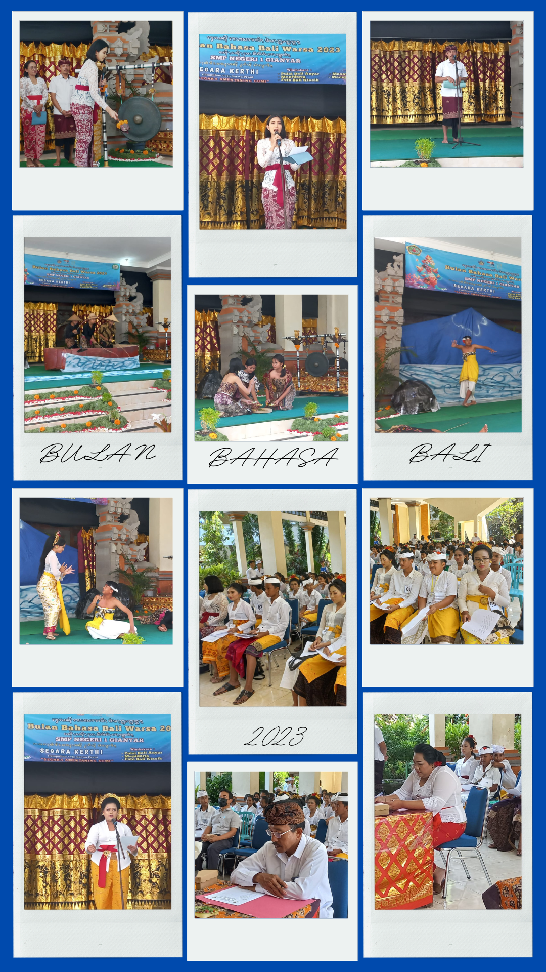 BULAN BAHASA BALI 2023,  DALAM TARI KREASI  YANG BERJUDUL  SEGARA AMERTANING GUMI